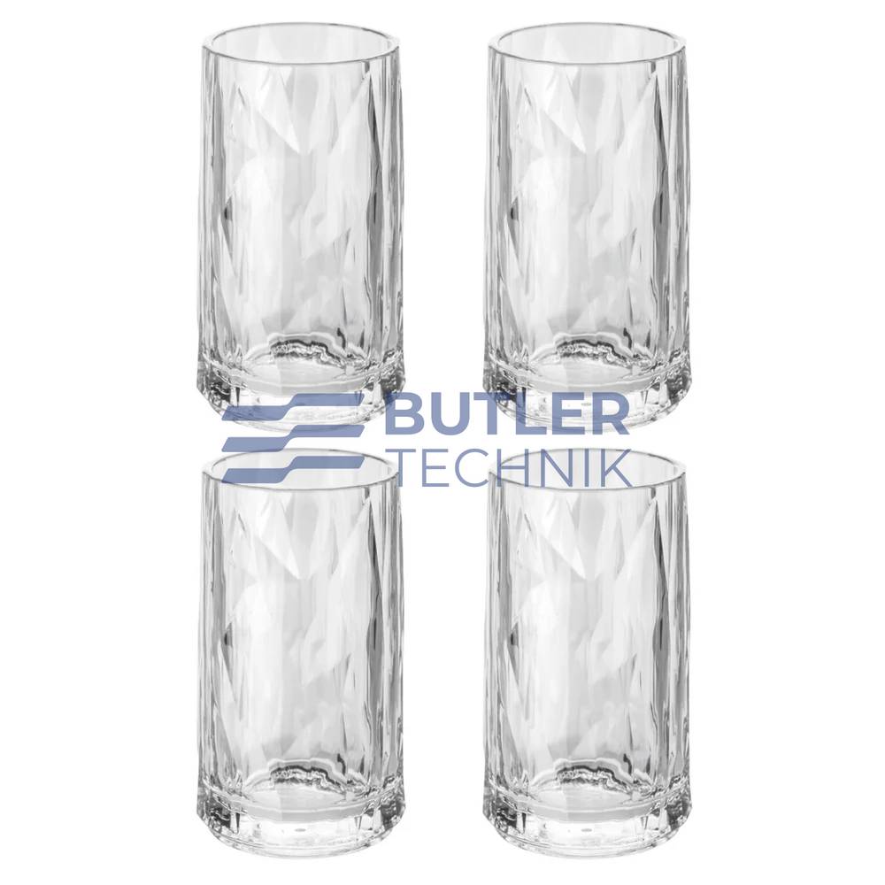 Koziol Plastic Glass for Boat Camper Shot Glass 40ml Set of 4 