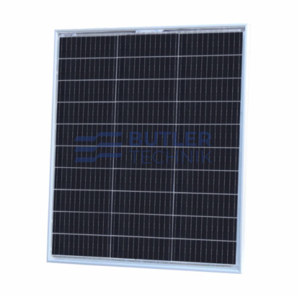 Photonic Universe 100W 12V bi-facial monocrystalline solar panel with 60cm cable 