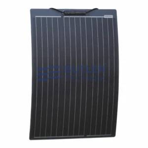 Photonic Universe 60W black semi-flexible fibreglass solar panel with durable ETFE coating 