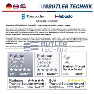 Eberspacher Espar Hydronic S3 D5L Diesel Water Heater Kit inc Easy Start PRO CS 5kw 24v 