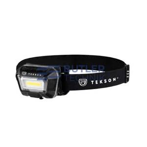 Tekson Heavy Duty Rechargeable LED Headlamp with Motion Sensor | 300 Lumen 1500mAh