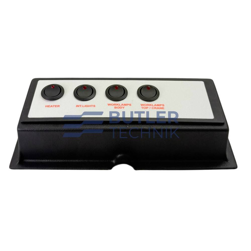 Butler Technik Four Gang Welfare Vehicle Switch Panel | 670761146 