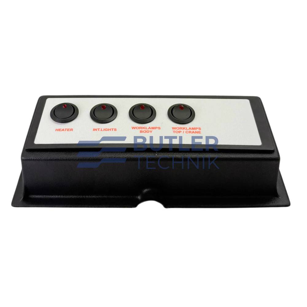Butler Technik Four Gang Welfare Vehicle Switch Panel | 670761146 