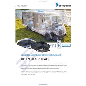 Eberspacher Breezonic Slim Power HP 2.8kW Motorhome & Caravan Roof Air Conditioner AC with Heat Pump | Black