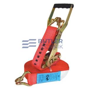 Tekson 8m x 50mm 5 Ton Ratchet Strap and 2x Corner Protectors Kit | TE06WY0029KIT 