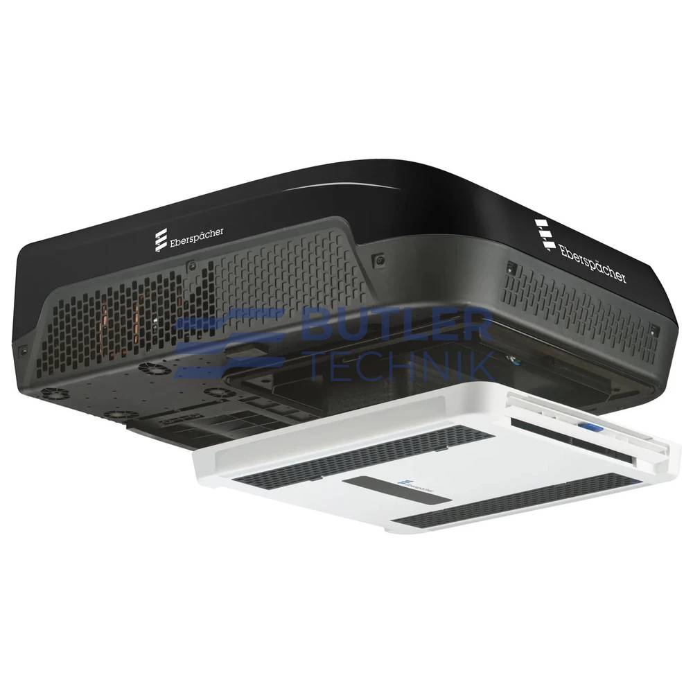 Eberspacher Breezonic Slim Power HP 2.8kW Motorhome & Caravan Roof Air Conditioner AC with Heat Pump | Black and White