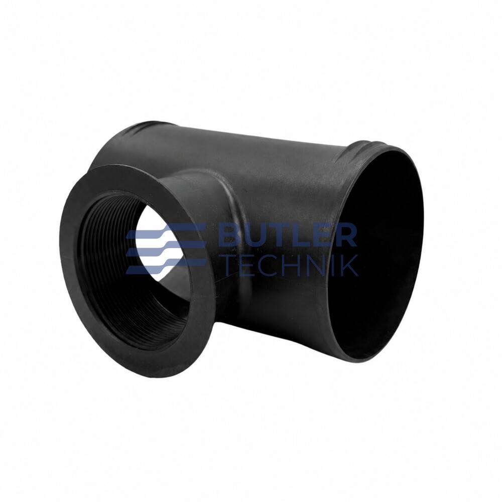 Webasto or Eberspacher ducting T piece with connector 90mm | 9009267B | 1320475A 
