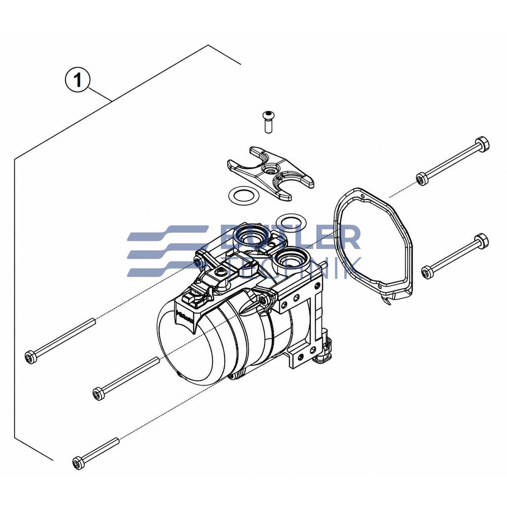 Webasto Thermo Top EVO Thermo Pro 50 Heat Exchanger inc Exhaust Sensor GEN 4 | 9045214A | 1321655A 