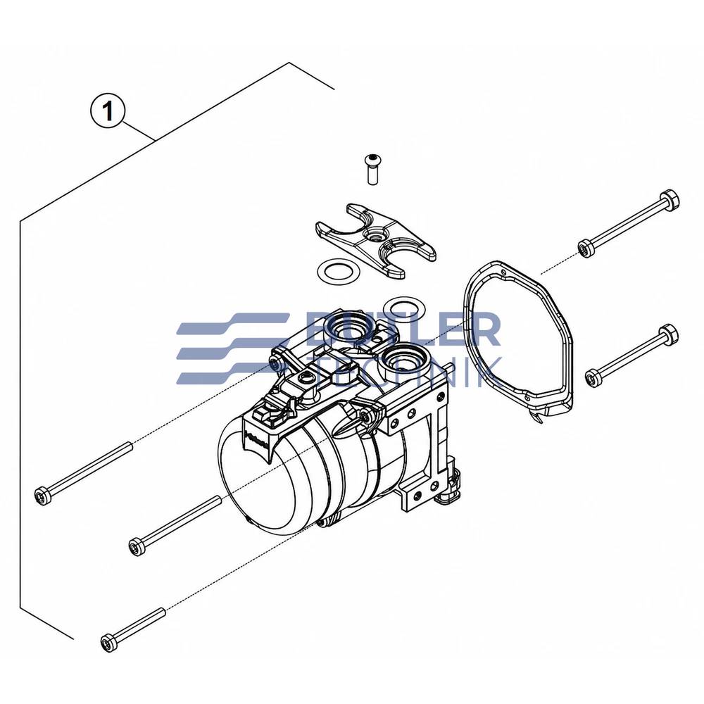 Webasto Thermo Top EVO Thermo Pro 50 Heat Exchanger inc Exhaust Sensor GEN 4 | 9045214A | 1321655A