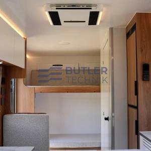 Eberspacher Breezonic Slim Plus HP 2.3kW Motorhome & Caravan Roof Air Conditioner AC with Heat Pump | Black and White