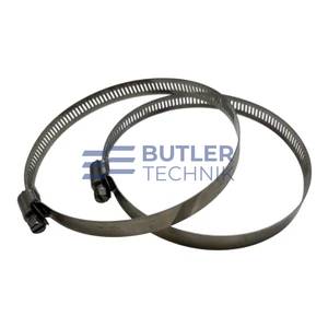 Webasto Eberspacher 100mm Ducting Hose Clip x 2 Stainless steel 91-114mm
