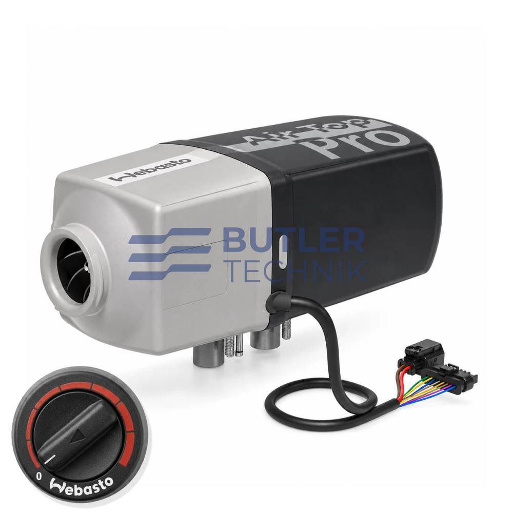 Webasto Air Top Pro 25 Diesel Air Heater Kit inc Rotary Control Motorhome RV 2.5kw 12v